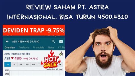 Review Saham ASII Analisa Saham Astra Deviden Trap ASII Saham