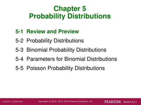 Ppt Chapter 5 Probability Distributions Powerpoint Presentation Free