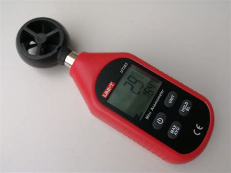 Calibrated UNI T UT383 Wind Speed Meter Including Calibration