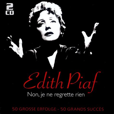 Non Je Ne Regrette Rien Gro E Erfolge Piaf Edith Cd Walmart