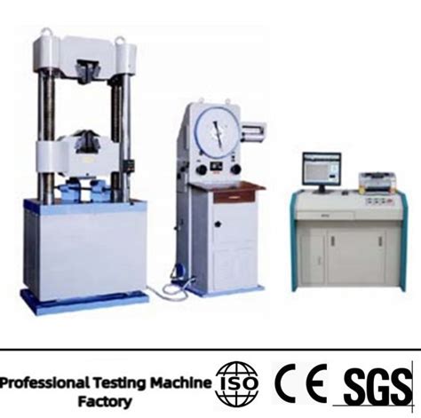 Model Waw E Computer Control Servo Hydraulic Universal Testing Machine