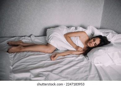 Sexy Nude Beautiful Girl Sleeping Bed Stock Photo Shutterstock