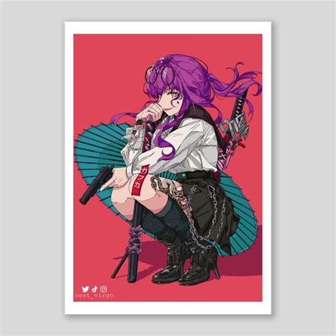 Honkai Kafka Fanart - Etsy