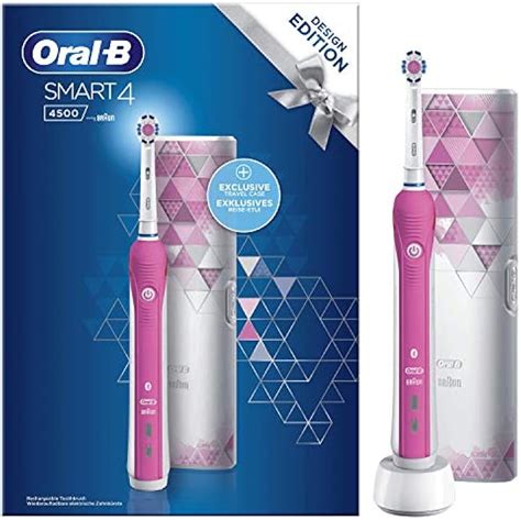 Oral B Spazzolino Elettrico 2 Testine Azione Sbiancante Smart 4 4500