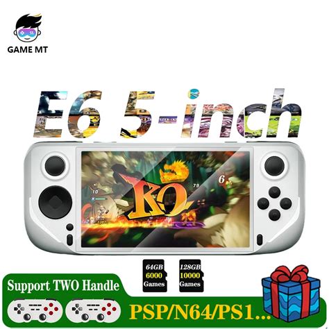 E6 Handheld Game Console De Juegos Port Til Videojuego Port Til Con