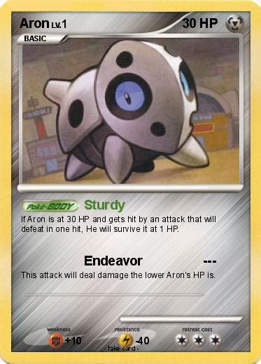 Pokémon Aron 90 90 - Sturdy - My Pokemon Card