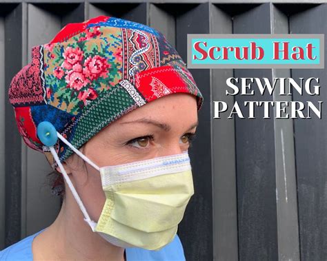 Scrub Hat Sewing Pattern Pdf Surgical Cap Sewing Pattern Etsy Artofit