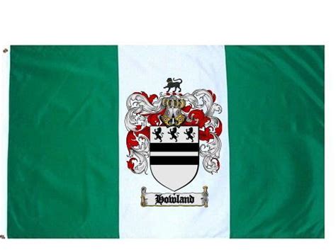 Howland Coat of Arms Flag / Family Crest Flag - Coat of Arms