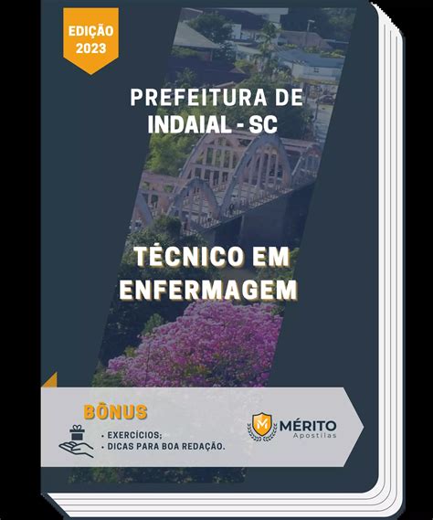 Apostila Técnico Em Enfermagem Prefeitura de Indaial SC 2023 Mérito