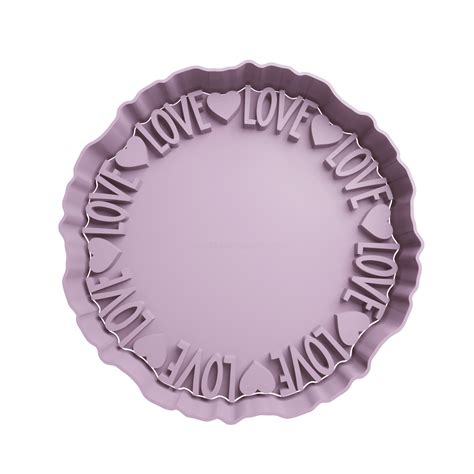 Circulo Con Corazones Love Cortador De Galletas Stl Cortador De