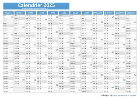 Calendrier Avec Num Ro De Semaine Olwen Aubrette