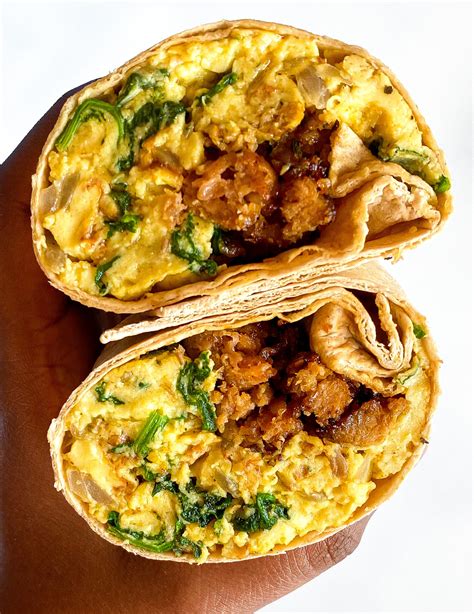 Easy Spicy-Maple Breakfast Burrito — Sweet Greens Vegan