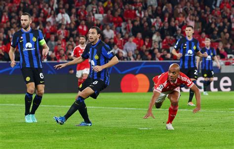 Hasil Benfica Vs Inter Milan Di Liga Champions Comeback