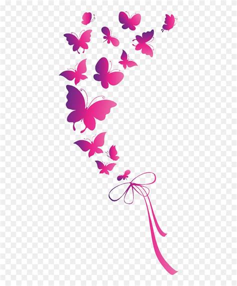 Butterfly Euclidean Vector Clip Art - Pink Butterfly Png Hd Transparent Png (#5266493) is a ...