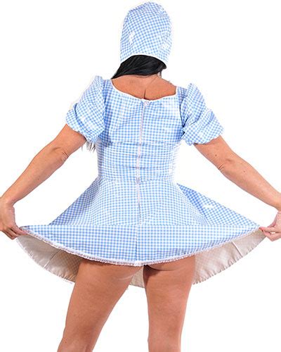 Sissy Kleid aus PVC mit Haube für Damen Hautengshop