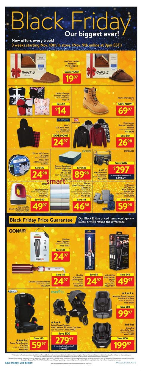 Walmart Black Friday Flyer November To