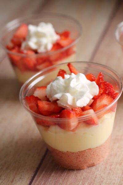 Strawberry Shortcake Dessert Cups Chef Alli