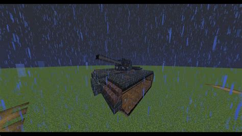 Working Custom Tank Minecraft Create Valkyrien Skies Trackwork