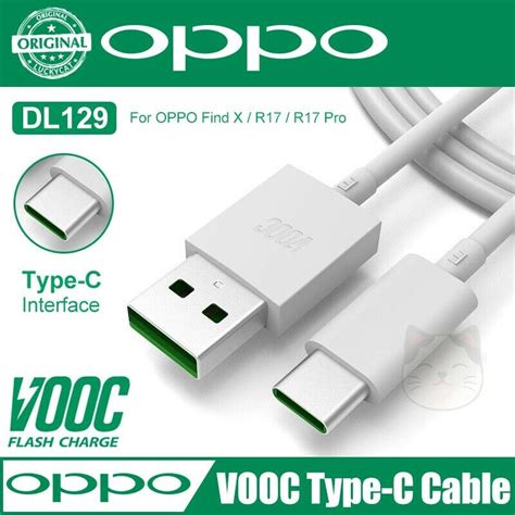 Cavo Originale Oppo Vooc Dl Cavetto Usb Tipo Type C Mt Ricarica