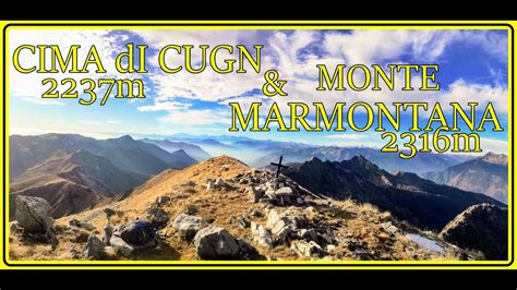 Cima Di Cugn M Monte Marmontana M Valle Di Sant Jorio Catena