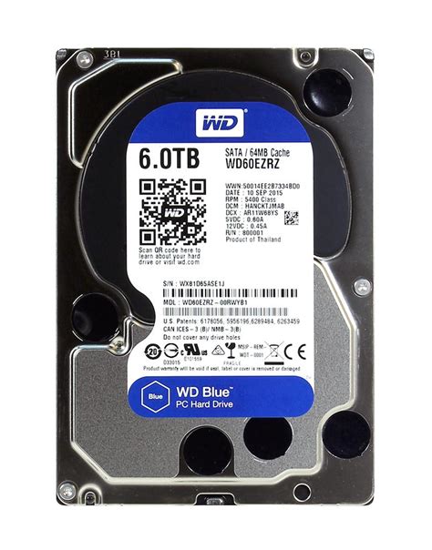 WD60EZRZ Western Digital Hard Drive