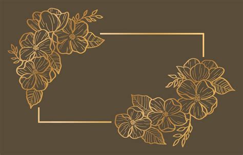 Gold Flower Vector Art, Icons, and Graphics for Free Download