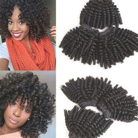 Brazilian Funmi Hair Loose Wave 3 Bundles Spring Curl Hair Bundles Short Curly Weave Unprocessed