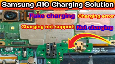 Sm A10 Not Charging Problem Samsung A10 Fake Charging Solution Samsung A10 Charging Not