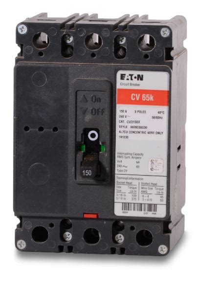 Eaton Cv3150x 3 Pole Circuit Breaker Superbreakers