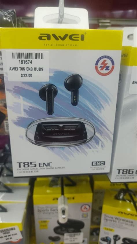 Awei T85 ENC Earbuds With Mic Brand New Store Pickup Door