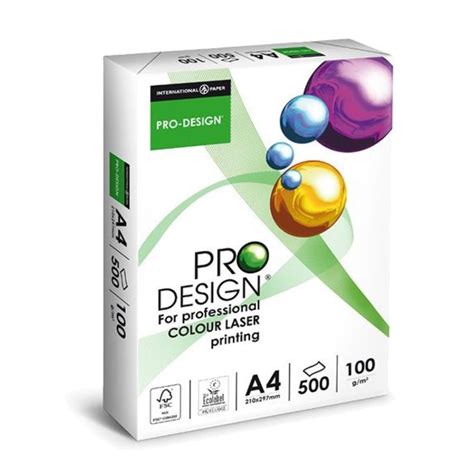 Pro Design Premium Paper A4 100gsm 500sheetspack White Office