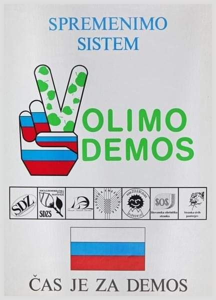 Branko Grims on Twitter Danes je obletnica prvih demokratičnih