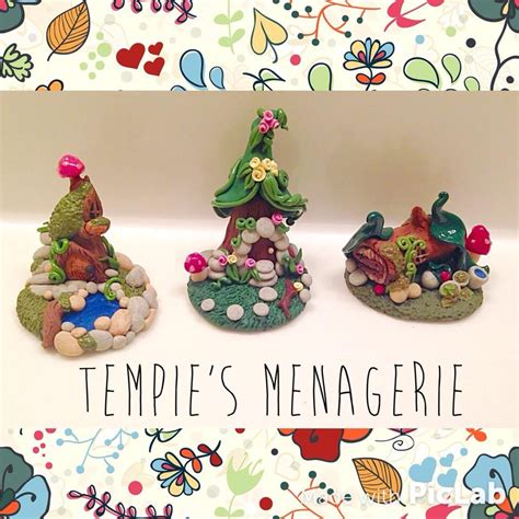 Polymer Clay Fairy Houses By TempiesMenagerie On DeviantArt