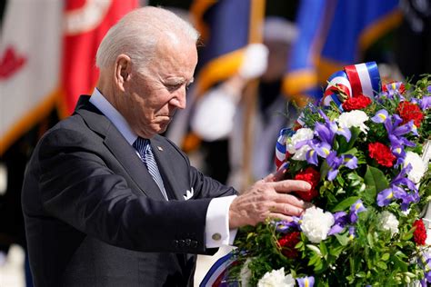 Biden Says Democracy In Peril In Speech Honoring Fallen Troops Abc News