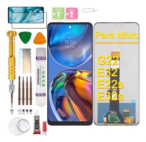 Pantalla Para Motorola Moto G22 Xt2231 E32 Xt2227 E22s E32s Envío gratis