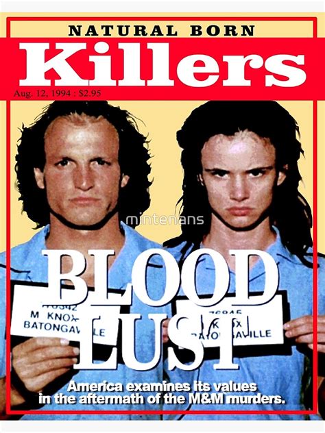 Retro Vintage Natural Born Killers Premium Matte Vertical Poster