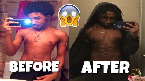 My Shocking And Unreal Month Body Transformation At Home Skinny Guy