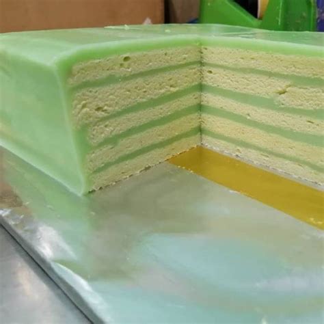 Klang Pandan Layer Cake Kueh Apem