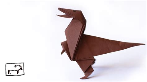 Dinosaur Origami How To Make Dino From Paper Easy Tutorial With