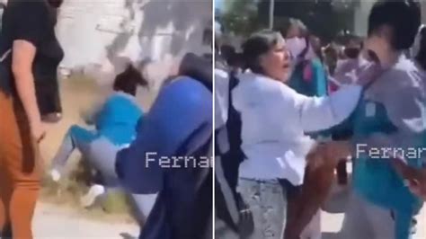 VIDEO Captan nueva pelea entre dos alumnas de secundaria en Cuautitlán