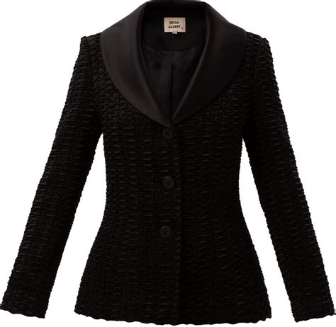 Julia Allert Women S Designer Black Fitted Blazer ShopStyle