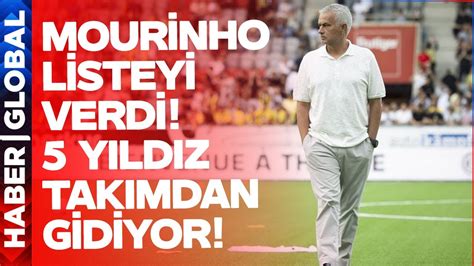 Mourinho Acun Ilıcalı ya Söyledi Bu 5 İsmi Takımdan Derhal Yollayın