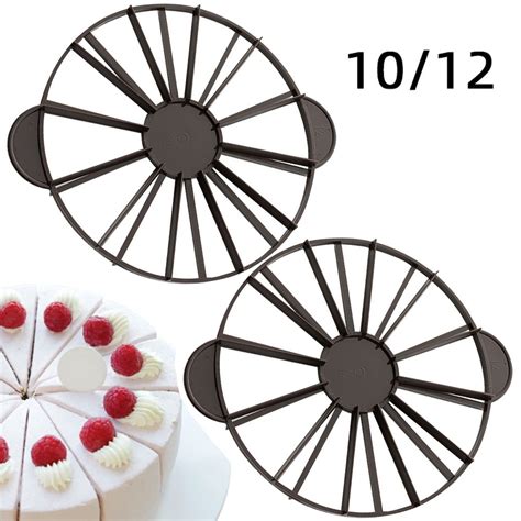 Cake Divider Slice Pie Cake 10 / 12 Piece Equal Portion Marker Dividers Kitchen - Walmart.com