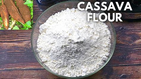 Cassava Flour How To Make Cassava Flour Youtube