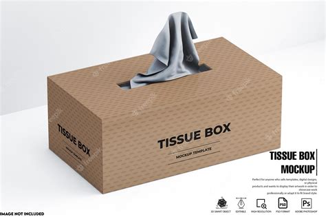 Premium Psd Tissue Box Mockup