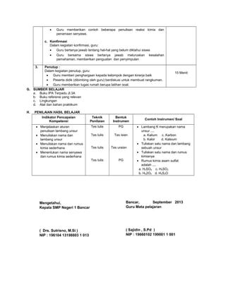 Rpp Ipa Fisika Smp Kelas Semester K D Menjelaskan Nama