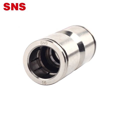 China Sns Jpu Series On Touch Nickel Plated Brass Union Straight Quick