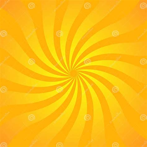 Sun Rays Background Yellow Orange Radiate Sun Beam Burst Effect