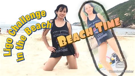 Ligo Bath Challenge In The Beach Shek O Beach Thehottestmae0330 Youtube