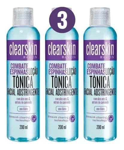 Lo O T Nica Facial Adstringente Clearskin Avon Mercadolivre